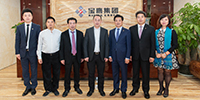 普寧市委副書記、代市長林鋼捷一行到訪寶鷹集團